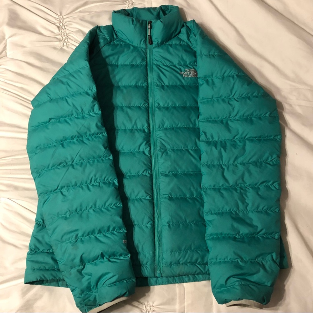 The North Face Teal Winter Coat